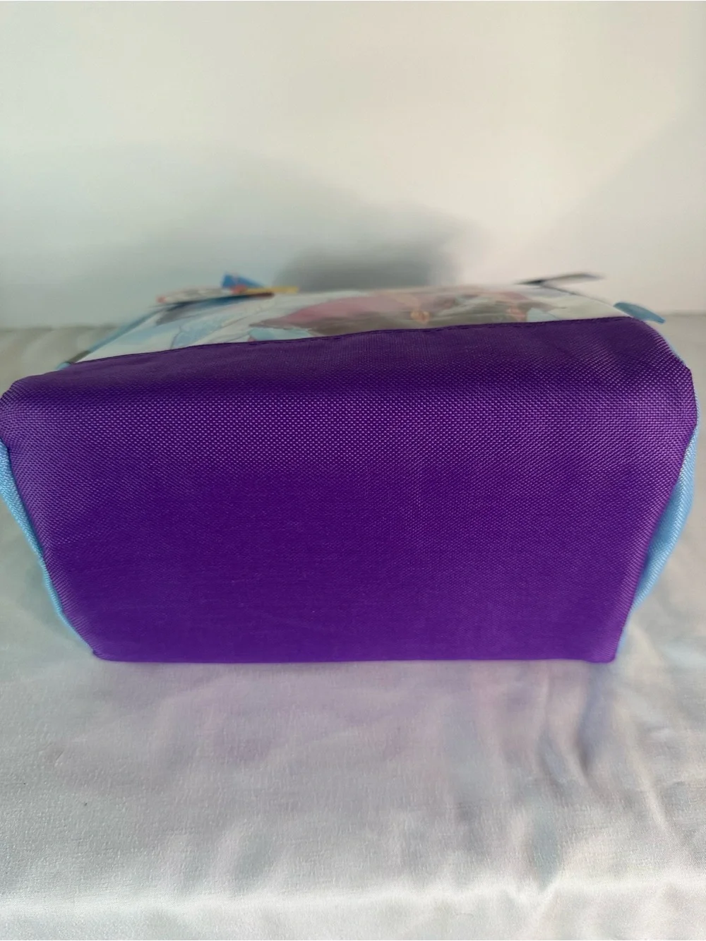 Disney Frozen Elsa & Anna Blue and Purple Kids Thermos Insulated Lunch Tote Bag